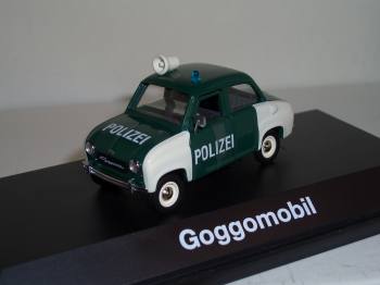 Goggomobil Polizei Deutschland - Schuco Polizeimodell 1/43